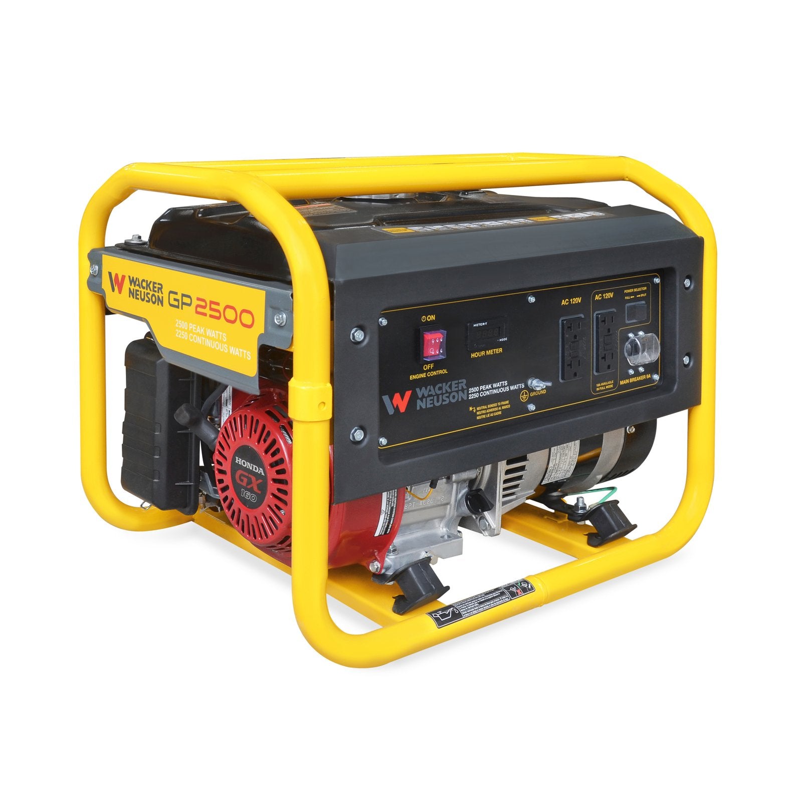 Wacker Neuson, 2500 Watt Portable Generator, Voltage 120/240 Model# GP2500A image 0