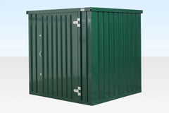 (Powder Coated) Flat Packed Metal Storage Container image 1