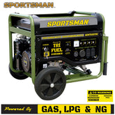 Sportsman, 7500 Watt Portable Tri-Fuel Generator, Voltage 120/240 Model# GEN7500TRI image 0