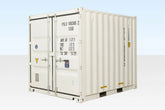 10Ft X 8Ft Shipping Container (One Trip) – White image 0