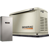 Generac Guardian Series Home Standby Generator, 24kW (LP)/21kW (NG), 200 Amp Transfer Switch, Aluminum Enclosure, Model# 7210 image 0