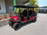 2026 Epic E60FX Red 6 Passenger Lithium Golf Cart for Sale image 0