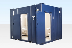 2+1 Steel Toilet Cabin 12Ft x 9Ft image 0