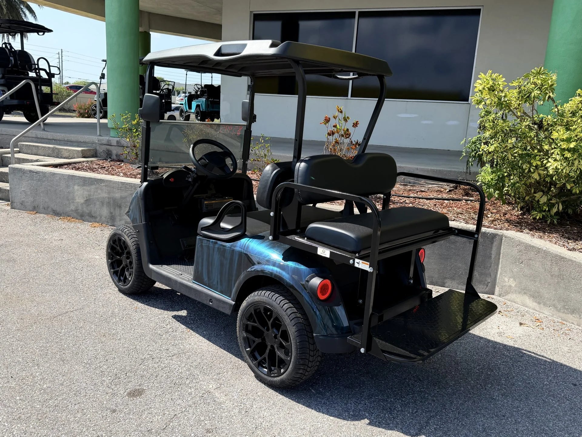 2020 E-Z-GO RXV Elite Lithium Blue Streak Golf Cart for Sale image 1