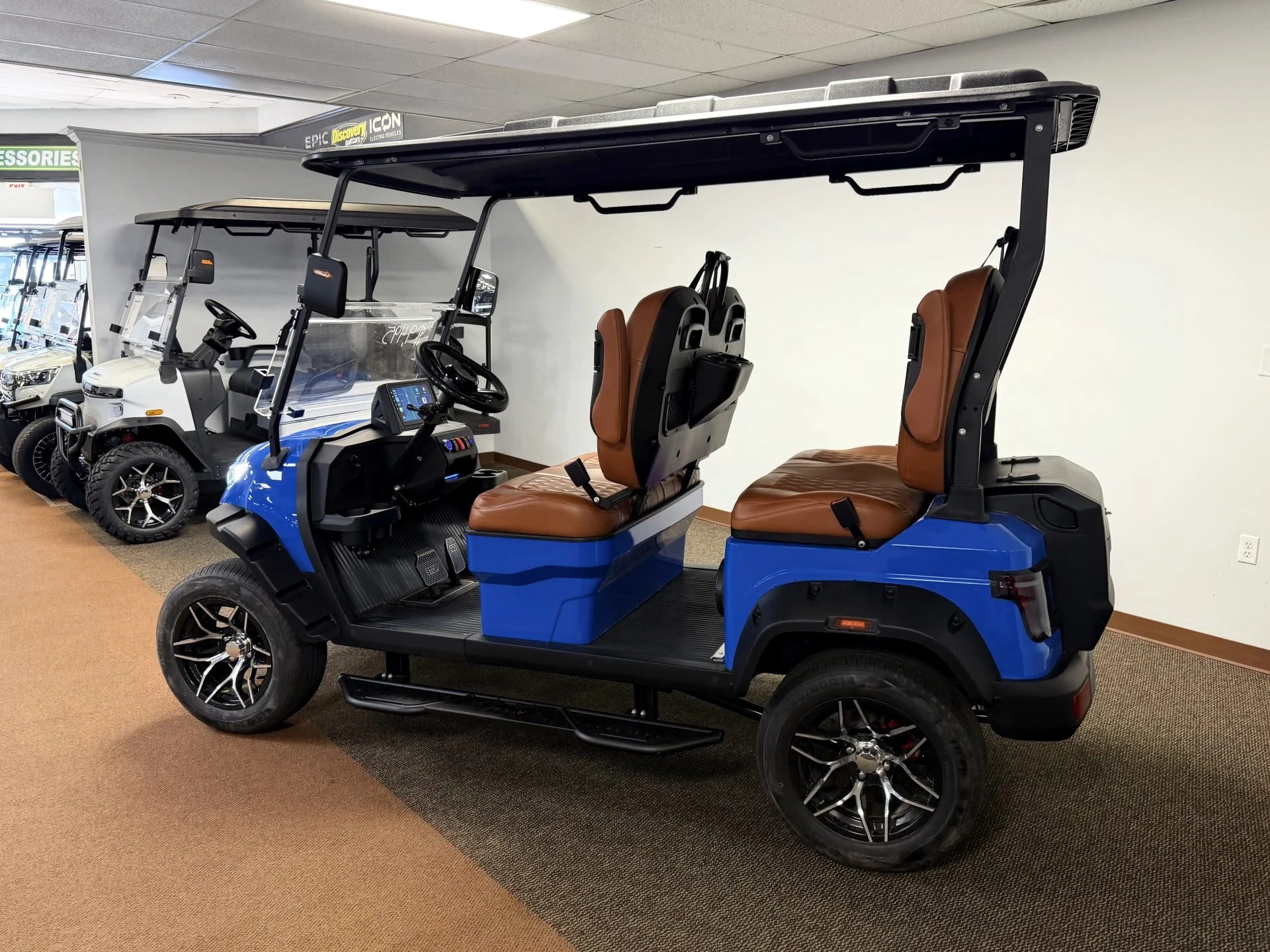 2026 Blue Cell 4F Lithium Golf Cart for Sale (Blue) image 1