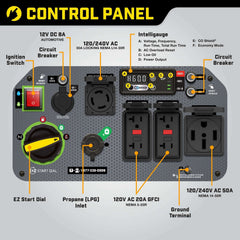 Champion Power Equipment, 8500/7000w Dual Fuel Inverter Generator Ele Start, Surge Watts 8500 Rated Watts 700 Voltage 120/240 Model# 201175 image 3