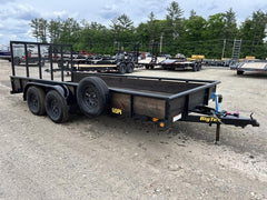 2021 Big Tex Trailers 6.5×16 6K Utility w/Ramp Gate & Spare Tire image 0
