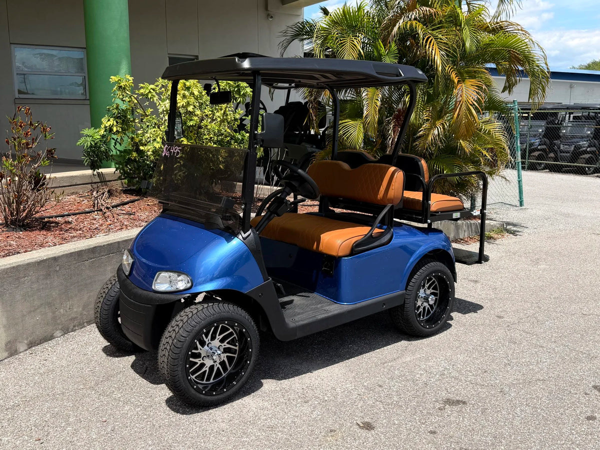 2020 E-Z-GO  Lithium RXV Elite Golf Cart for Sale Coastal Blue image 0