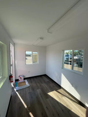 20 foot office in refurbished shipping container image 1