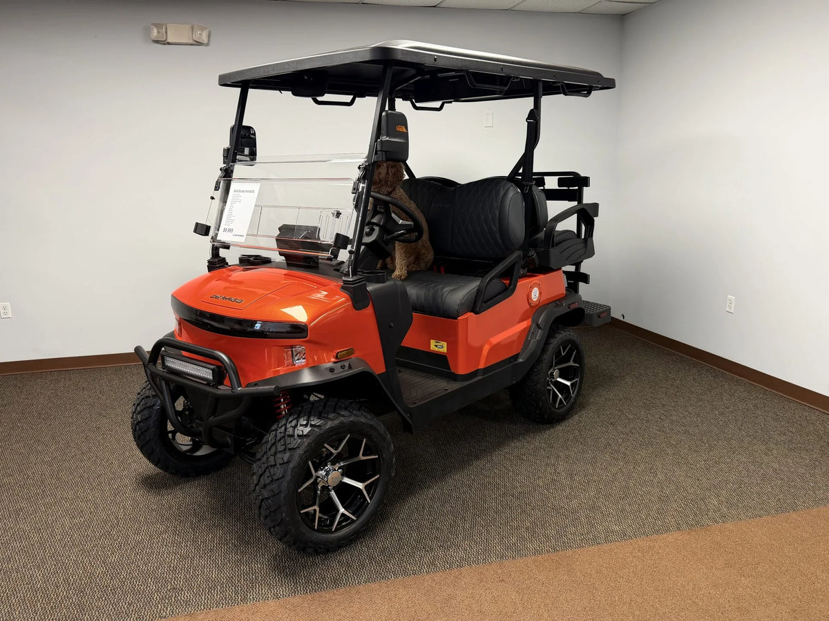2026 Denago EV Nomad XL Golf Cart for Sale (Red) image 0