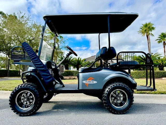 2017 E-Z-GO Express S4 Clays Limited Edition Golf Cart for Sale image 5