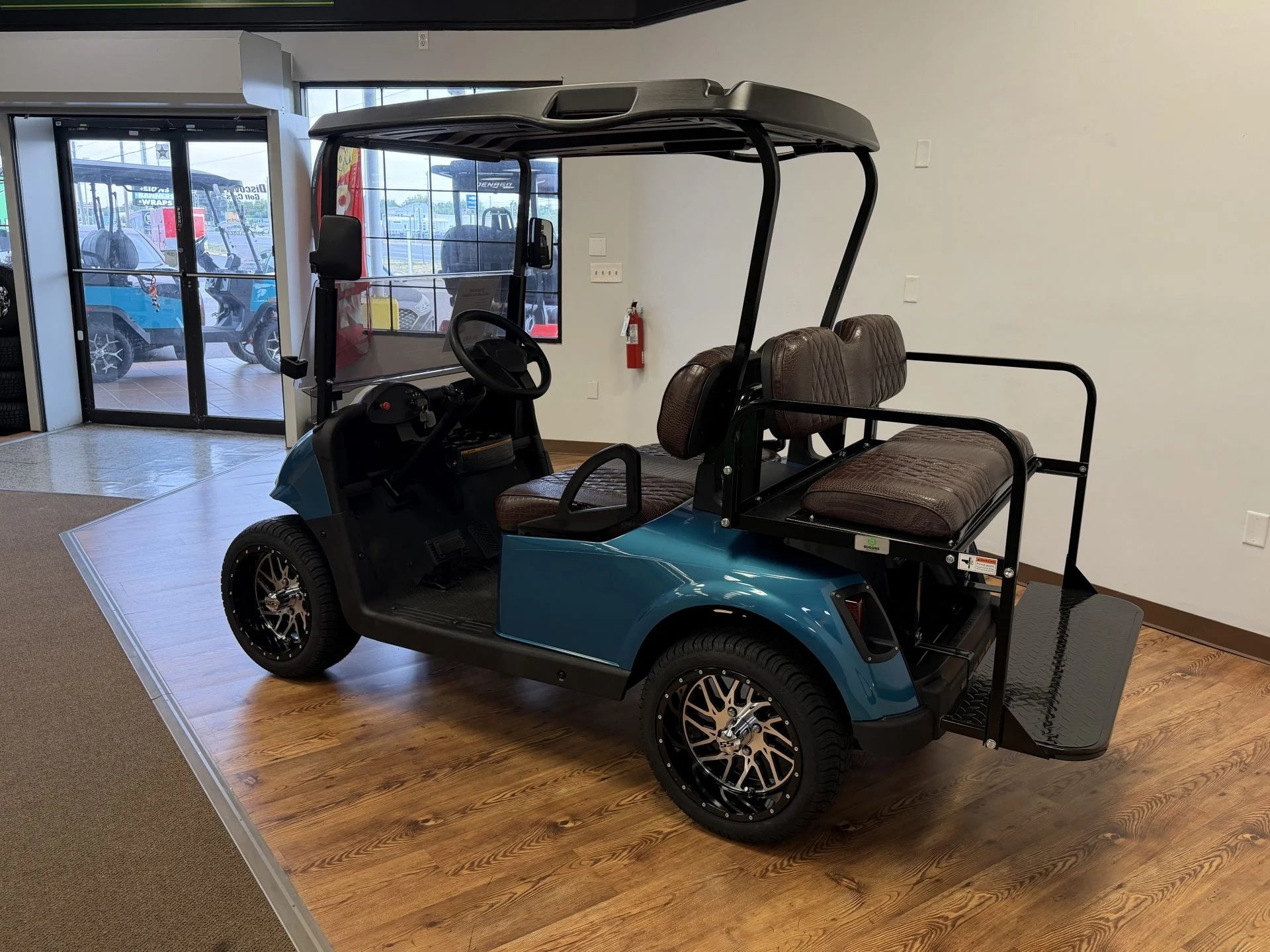 2020 E-Z-GO RXV Elite Lithium Golf Cart for Sale(Blue) image 1