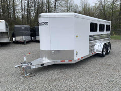 2020 19′ CIMARRON BUMPER PULL 6 PEN STOCK TRAILER image 0