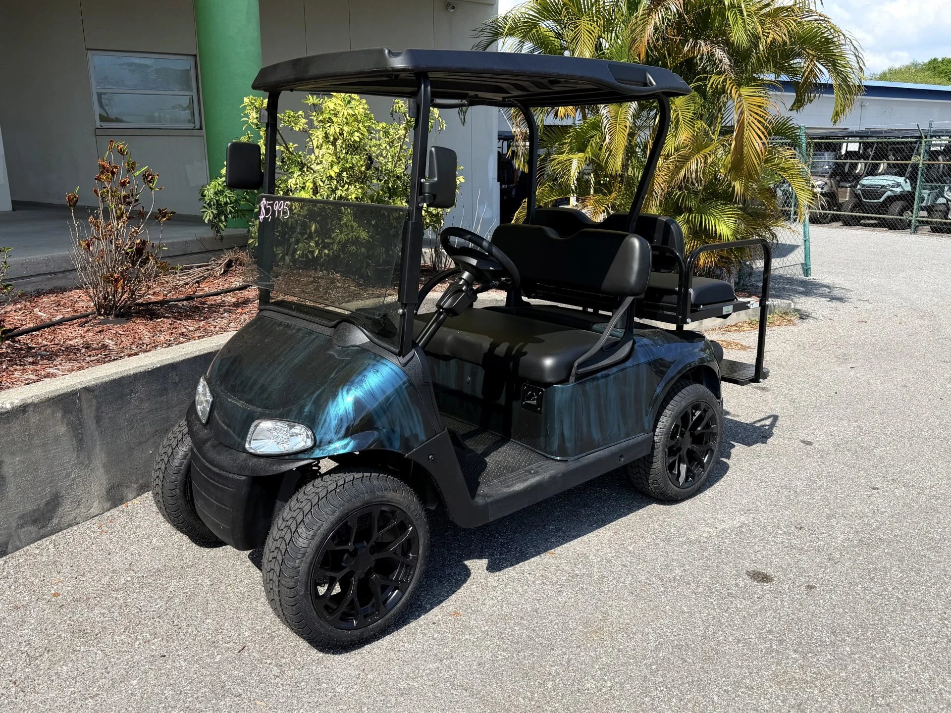 2020 E-Z-GO RXV Elite Lithium Blue Streak Golf Cart for Sale image 0