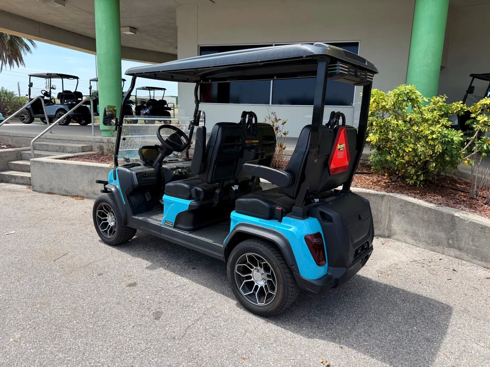 2022 Evolution D5-Ranger 4 Golf Cart for Sale (Sky Blue) image 1
