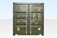 10Ft X 8Ft Shipping Container (One Trip) – Green image 1