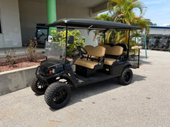 2017 E-Z-GO L6 Gas Kawasaki Street Legal Golf Cart for Sale image 0