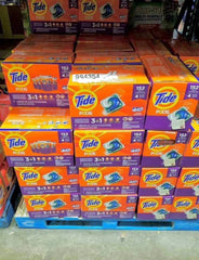 Tide liquid laundry detergent pallets image 1