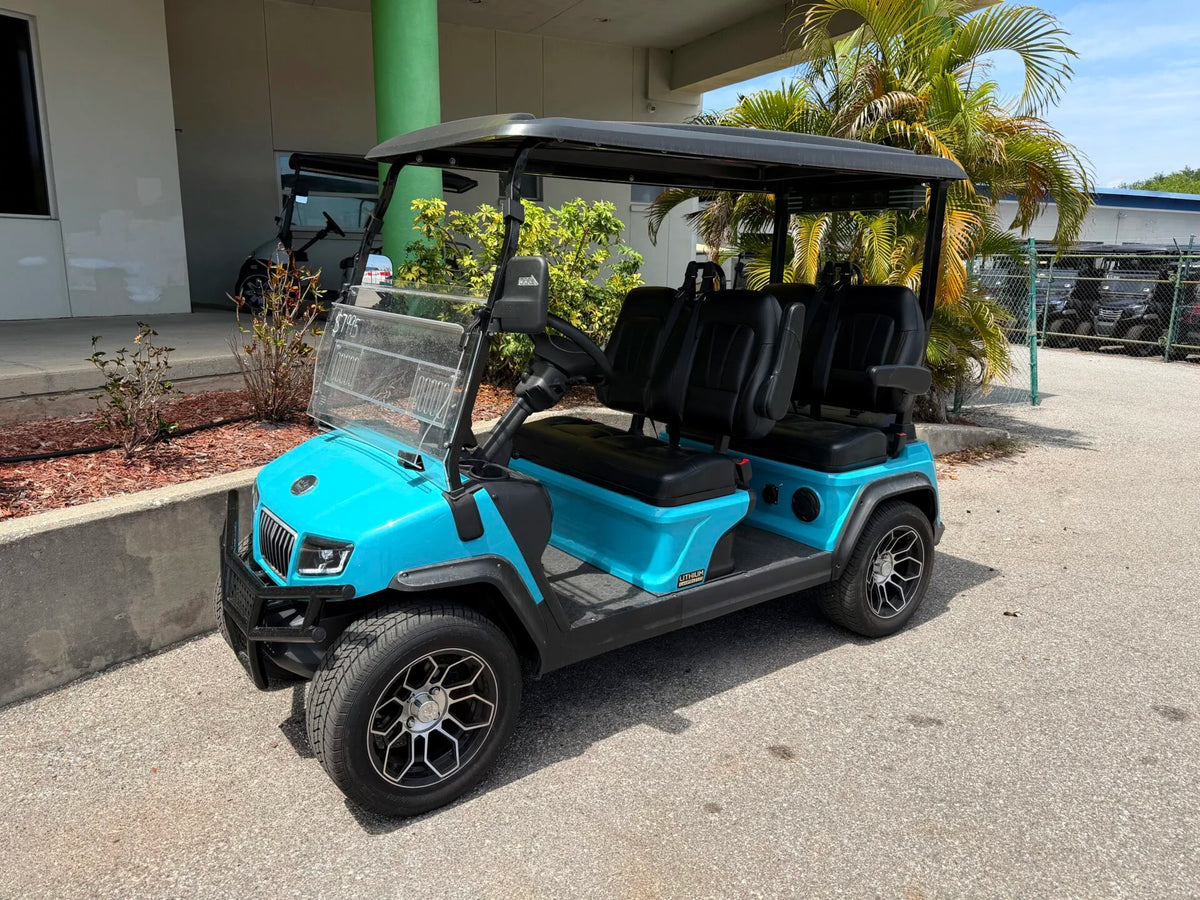 2022 Evolution D5-Ranger 4 Golf Cart for Sale (Sky Blue) image 0